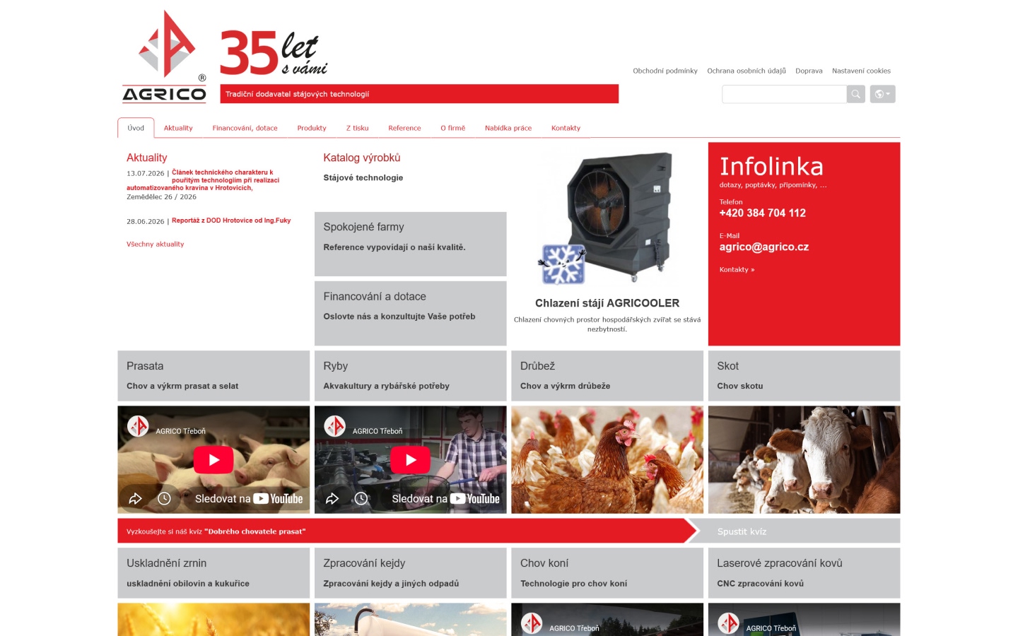 The original AGRICO website